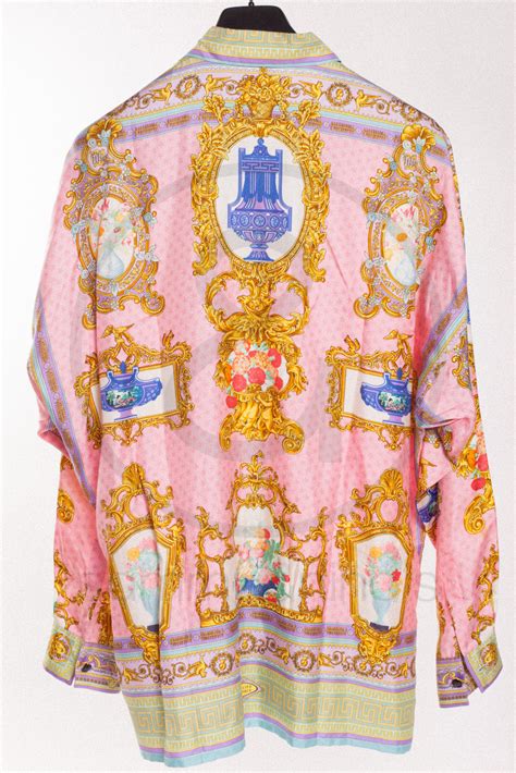 gianni versace sport pink shirt|versace online store.